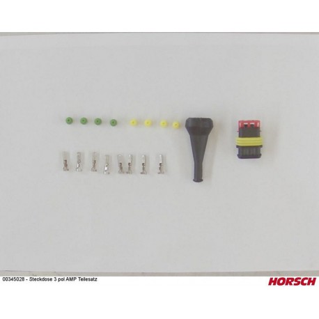 zásuvka 3.pol AMP 00345028